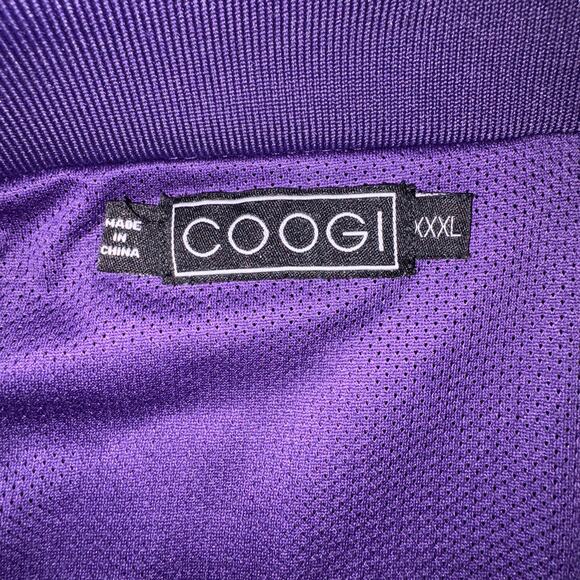 COOGI Purple Embroidered Track Jacket XXXL Rare Castle Crest Australia - Picture 10 of 10